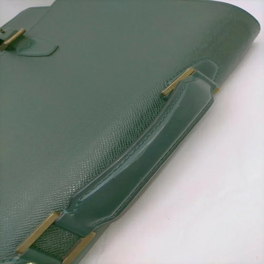 Louis Vuitton Green Taiga Leather Porte Documents